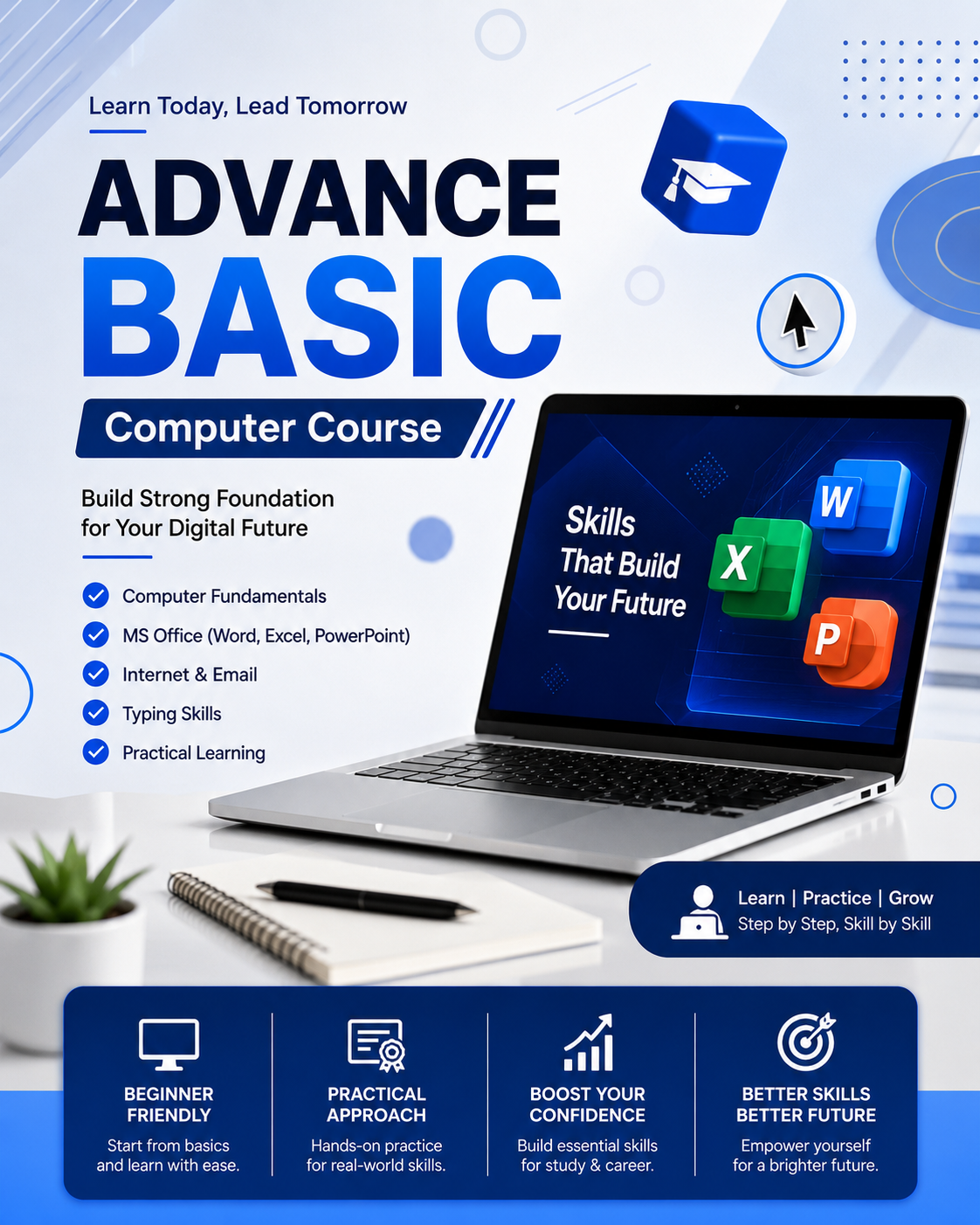 Advance Basic Computer Course banner