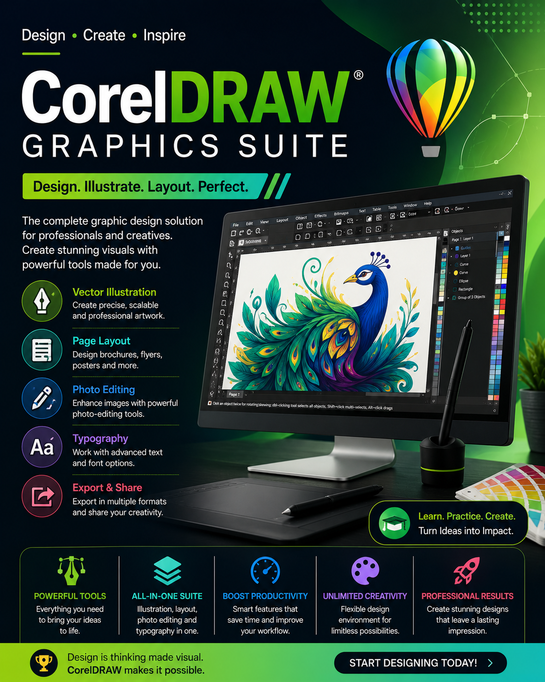 CorelDRAW Graphics Suite banner