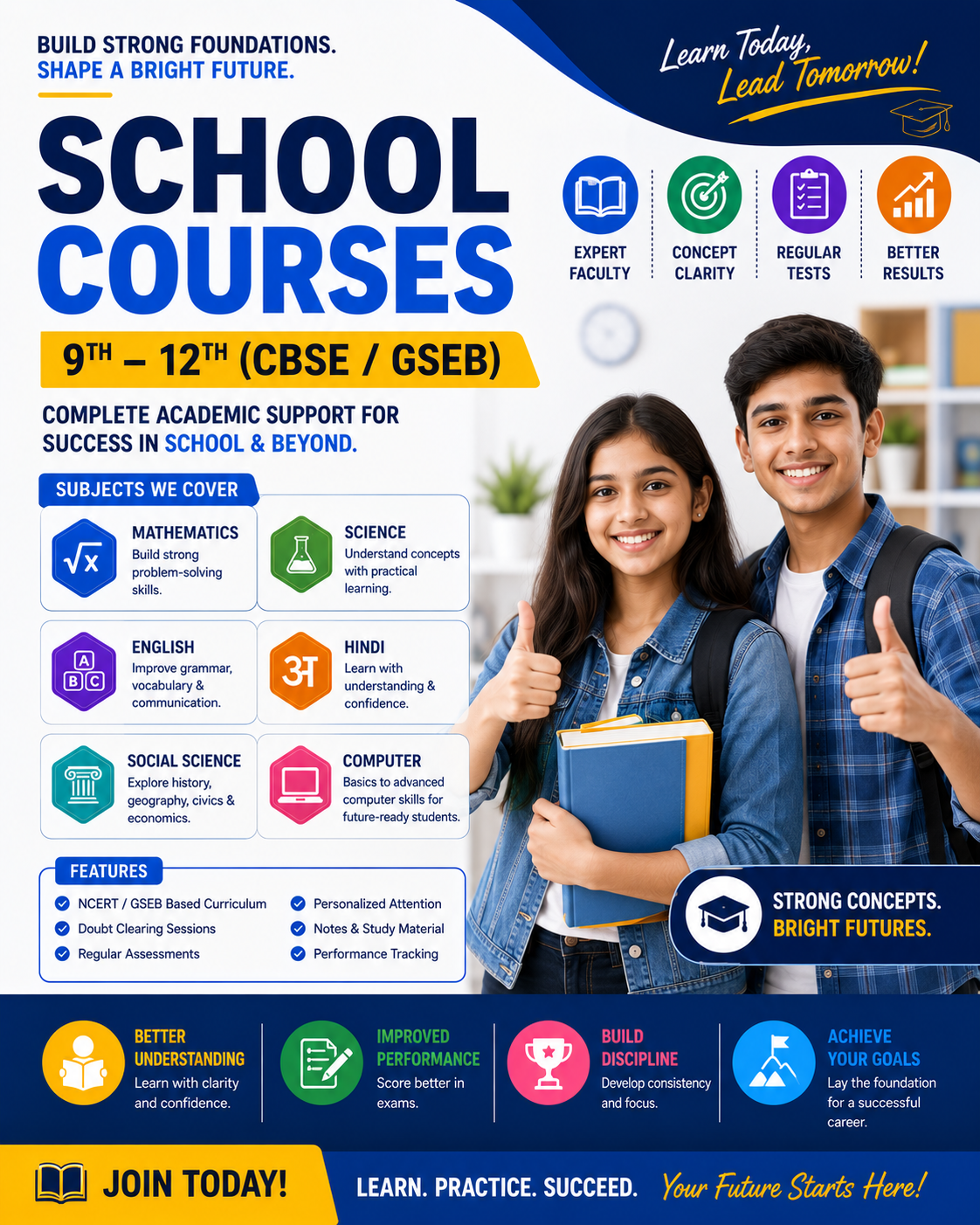 School Courses banner